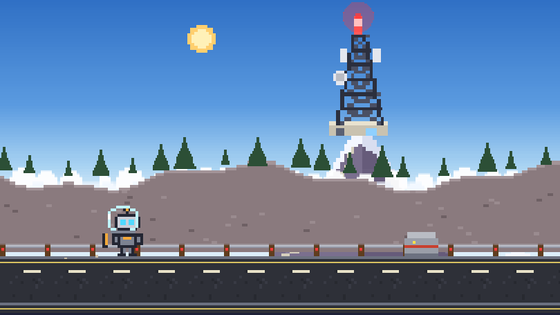 Niveau 4 : la route de montagne et l’antenne au sommet