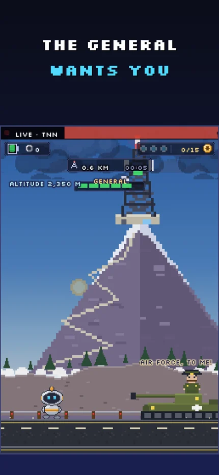 Screenshot 6 : The General wants you. The mountain road, under tank fire.